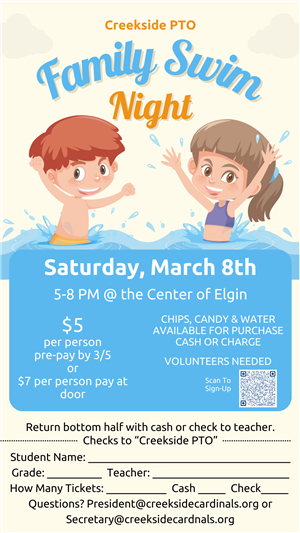 Family Swim Night Info